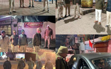 गुना में एक साथ-एक समय जिले के सभी थाना क्षेत्रों में पुलिस की सघन कॉम्बिंग गस्‍त, 107 वारंटी चढ़े पुलिस के हत्थे