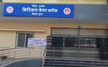 10 दिन के ट्रायल पर खुला क्रिटिकल केयर ब्लॉक 3 दिन में ही बंद  ताले में फंसा डॉक्टरों का सामान; टॉर्च की रोशनी में इलाज को मजबूर