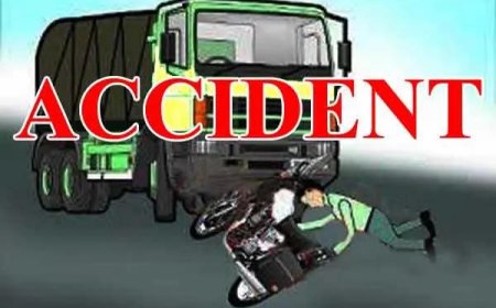 गुना में दर्दनाक सड़क हादसा   मक्का से भरे अनियंत्रित ट्रक ने बाइक सवारों को रौंदा, एक की मौत और चार गंभीर रूप से घायल