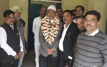 शहर के सेवाभावी वरिष्ठ अधिवक्ता ने दी 9000 वर्गफीट भूमि दान