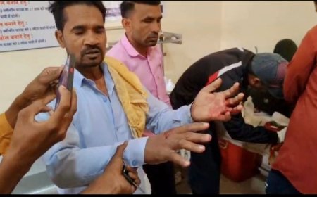 भतीजे को बुरी संगत से टोकना चाचा को पड़ा भारी,  दबंगों ने तलवार से किया जानलेवा हमला, तीन घायल