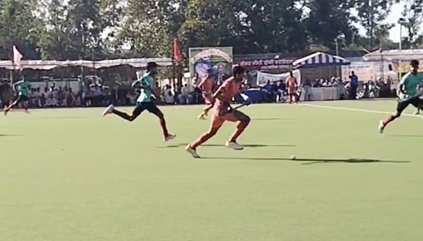 रोमांचक फाइनल में बिलासपुर को हराकर लखनऊ बना चैंपियन  38वीं अखिल भारतीय शास्त्री हॉकी स्वर्ण कप का समापन