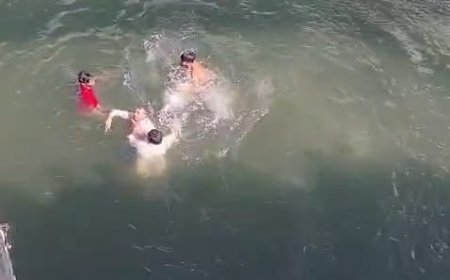 गोपीसागर बांध में पिता-पुत्र डूबे, बैंक कर्मचारी पिता की मौत, 10 वर्षीय मासूम की हालत नाजुक, भोपाल रेफर