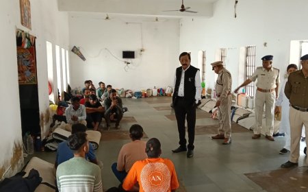 प्रधान जिला एवं सत्र न्यायाधीश ने किया जिला जेल का आकस्मिक निरीक्षण