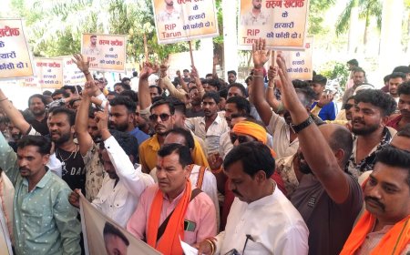 तरुण खटीक हत्याकांड को लेकर गुना में भी आक्रोश