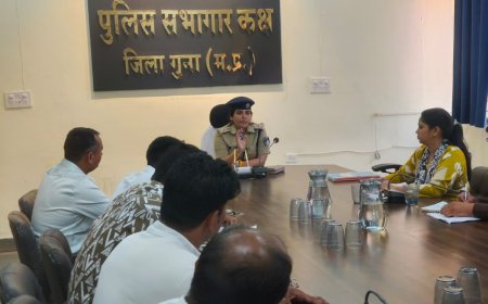 नवागत पुलिस कप्तान गुना हितिका वासल का कड़ा संदेश
