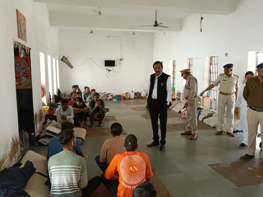 प्रधान जिला एवं सत्र न्यायाधीश ने किया जिला जेल का आकस्मिक निरीक्षण