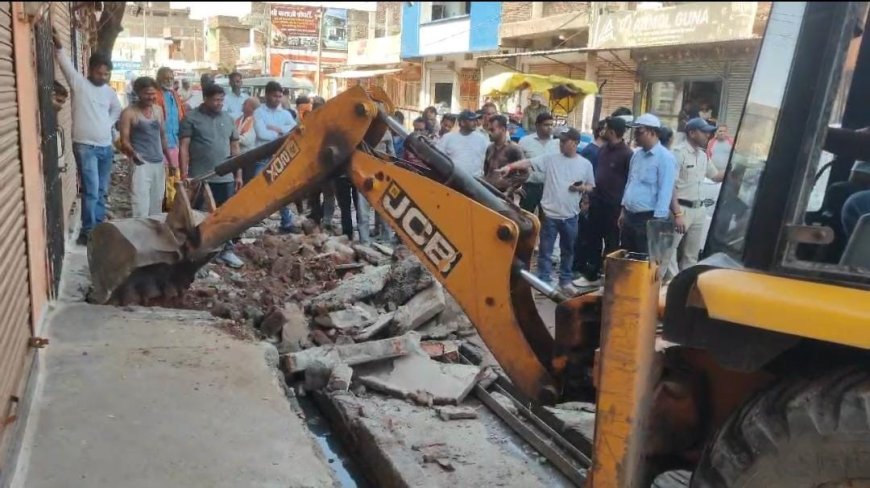 गुना में प्रशासन की ताबड़तोड़ कार्रवाई