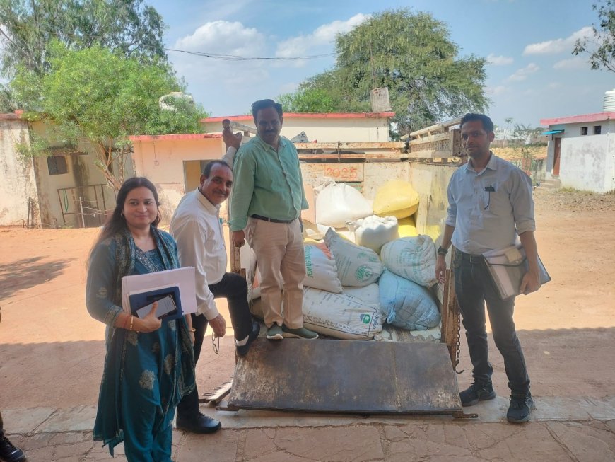 राशन कालाबाजारी पर प्रशासन का डंडा, आरोन में 13 क्विंटल चावल जब्त