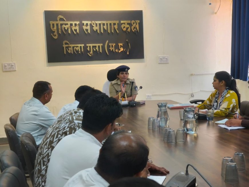 नवागत पुलिस कप्तान गुना हितिका वासल का कड़ा संदेश