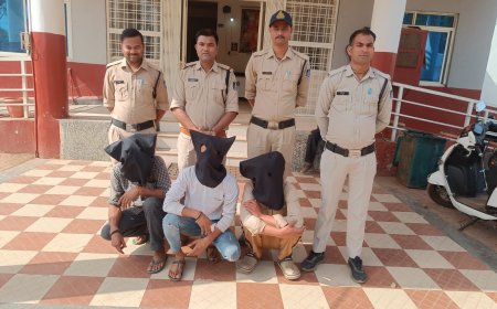 नानाखेड़ी मंडी के पीछे बलवा और जानलेवा हमले में 3 आरोपी गिरफ्तार, गुना पुलिस की त्वरित कार्रवाई