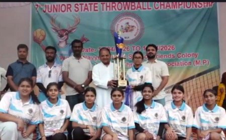 राज्य स्तरीय थ्रोबॉल प्रतियोगिता का समापन, गुना ने बालक-बालिका दोनों वर्गों में मारी बाजी