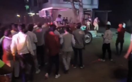 बारात में मचा कहर: साइड न देने पर ट्रैक्टर से कुचलने की कोशिश, दूल्हे ने कूदकर बचाई जान