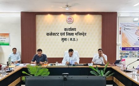 गुना को अग्रणी बनाने 'जीरो पेंडेंसी' पर काम करें अधिकारी: कलेक्टर