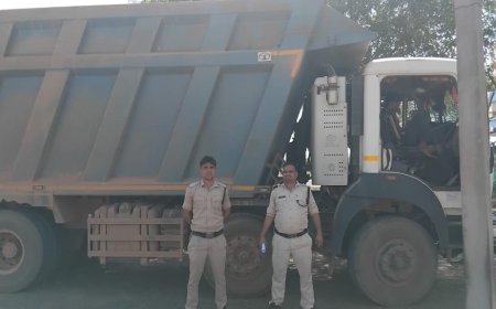 अवैध मुरम परिवहन पर खनिज विभाग का शिकंजा