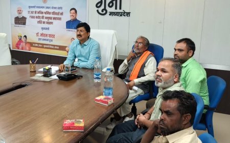 गुना के 219 श्रमिक परिवारों को मिली 4.98 करोड़ की सहायता राशि