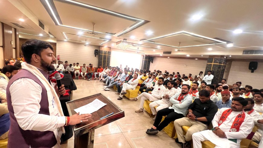 युवा मोर्चा प्रदेश अध्यक्ष श्याम टेलर का गुना में भव्य स्वागत, बैठक में युवाओं को दिया संदेश