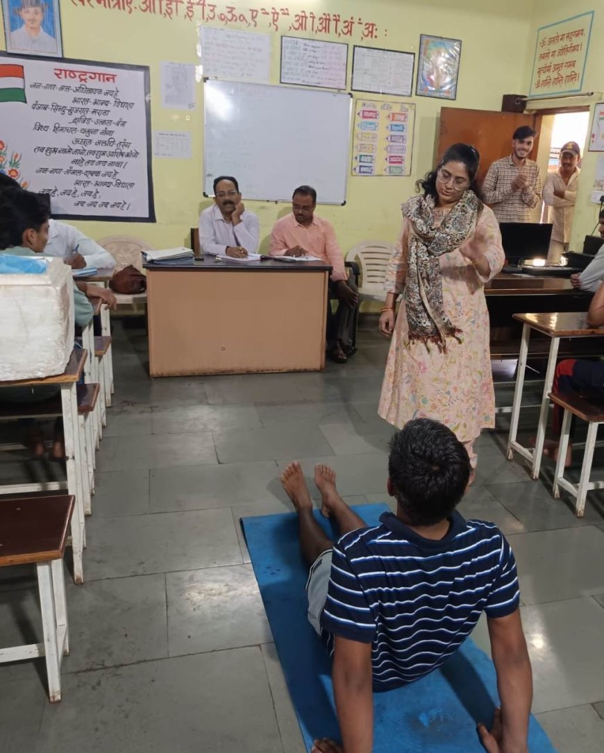 बाल संप्रेषण गृह में स्वास्थ्य शिविर से संवारी बच्चों की सेहत और सोच