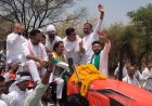 गुना में किसानों के समर्थन में कांग्रेस का चक्काजाम, जयवर्धन बोले- सरकार किसानों के घाव पर नमक छिड़क रही