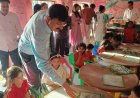 कलेक्टर किशोर कुमार कन्याल ने किया आदर्श आंगनवाड़ी का निरीक्षण