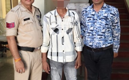 5 साल से फरार वारंटी गिरफ्तार, गुना कोतवाली पुलिस की कार्रवाई
