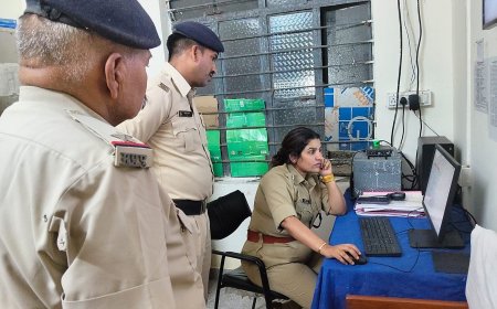 आधी रात थाने पहुंचीं एसपी हितिका वासल