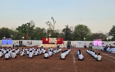घोष की गूंज में राष्ट्रभाव का संदेश, राष्ट्रीय स्वयं सेवकसंघ  मध्यभारत प्रांत घोष वर्ग का भव्य समापन