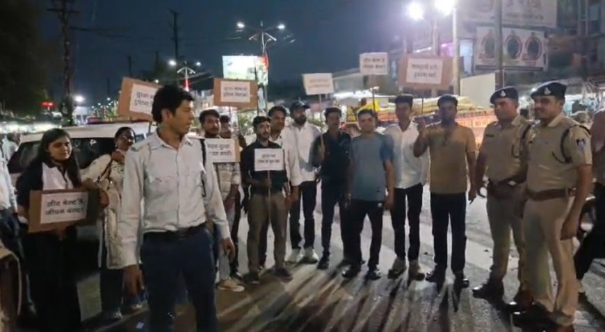 यातायात पुलिस की अनूठी पहल