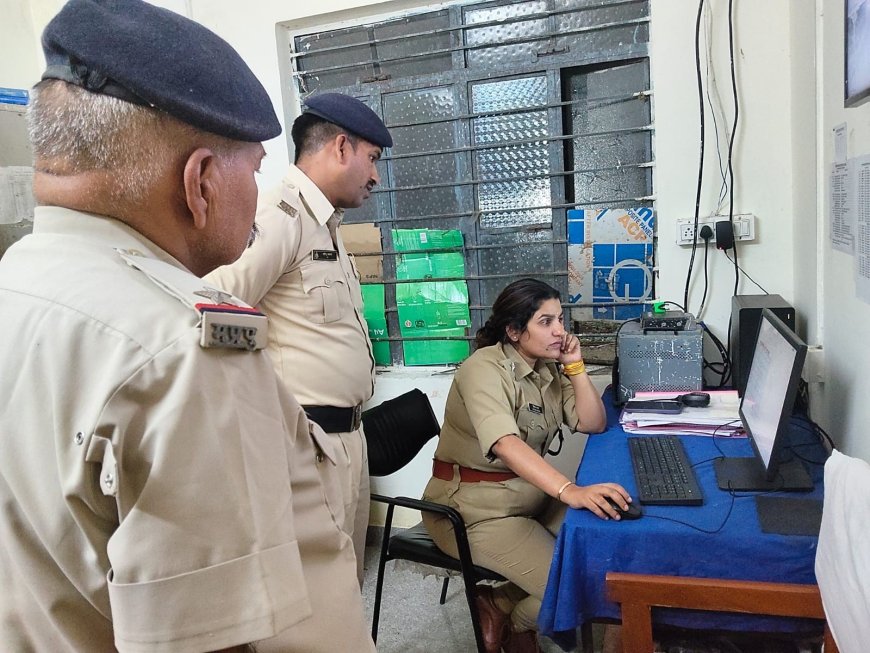 आधी रात थाने पहुंचीं एसपी हितिका वासल