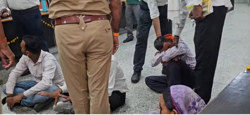 संपूर्ण समाधान दिवस में फरियादी का फूटा दर्द