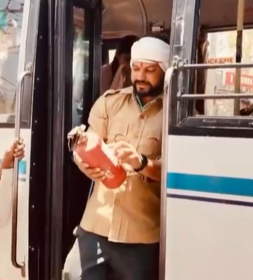 बसों की जांच करने उतरी ट्रैफिक और आरटीओ की टीम