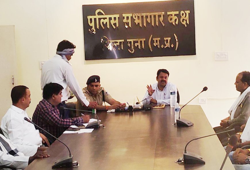 गुना पुलिस ने बुलाई बस ऑपरेटर्स की 'क्लास'
