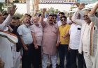 पुलिस रोकने की तैयारी मेें थी, कांग्रेस ने पुतला ही नहीं जलाया