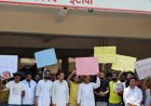आपत्तिजनक टिप्पणी के विरोध में मुस्लिम समाज का प्रदर्शन, एफआईआर की मांग