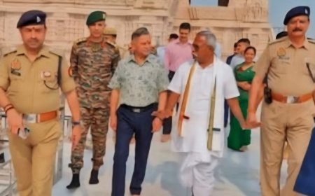 थल सेना प्रमुख जनरल उपेंद्र द्विवेदी ने किए रामलला व हनुमानगढ़ी के दर्शन, देश की सुरक्षा-समृद्धि की कामना
