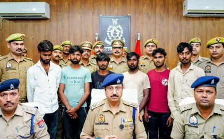 फर्जी क्राइम ब्रांच अधिकारी बनकर ठगी करने वाला गिरोह पकड़ा, 6 साइबर अपराधी गिरफ्तार