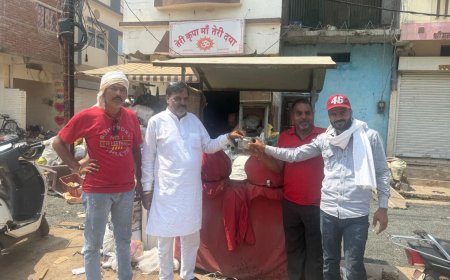 केंट चौराहे पर प्याऊ का शुभारंभ, राहगीरों को मिलेगी ठंडा पेयजल की सुविधा