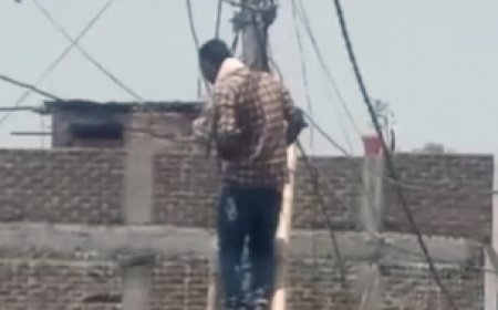 गुना में बिजली कंपनी की गुंडागर्दी!