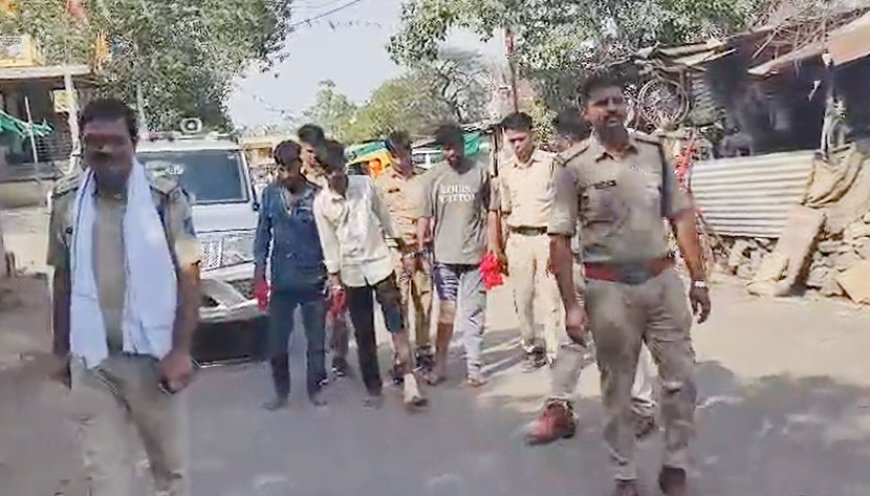कुंभराज में रंगदारी पर सियासी घमासान के बीच पुलिस का बड़ा एक्शन