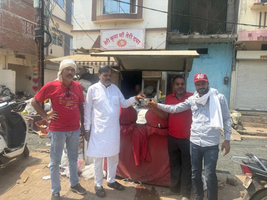 केंट चौराहे पर प्याऊ का शुभारंभ, राहगीरों को मिलेगी ठंडा पेयजल की सुविधा
