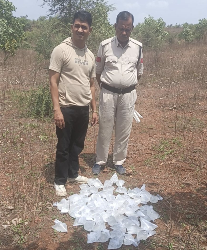 गुना में आबकारी विभाग का शिकंजा, 60 लीटर अवैध हाथभट्टी शराब जब्त, आरोपी फरार