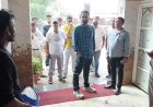गंदगी मिलने पर नाराज हुए नवागत सीएमओ