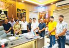 17 लाख की लूट का खुलासा करने वाली गुना पुलिस का व्यापारियों ने किया सम्मान