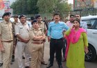 सड़कों पर उतरे 'कलेक्टर-एसपी' पैदल नापे शहर के चौराहे