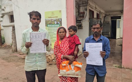 उधार चुकाने के बाद भी हड़प ली आदिवासी की जमीन