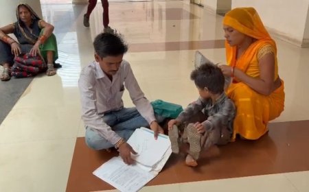डॉक्टर की लापरवाही से मासूम का हाथ हुआ बेकार, 8 महीने से न्याय के लिए भटक रहा लाचार पिता