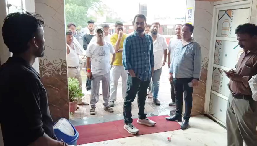 गंदगी मिलने पर नाराज हुए नवागत सीएमओ